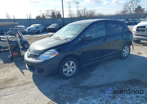 2009 Nissan Versa 1.8S из США, поврежденный, VIN 3N1BC13EX9L473596